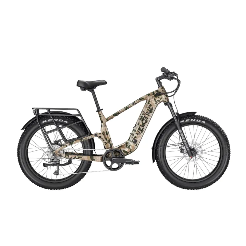 Velotric Nomad 2X Full Suspension Fat Tire Ebike in Multi Camo-1