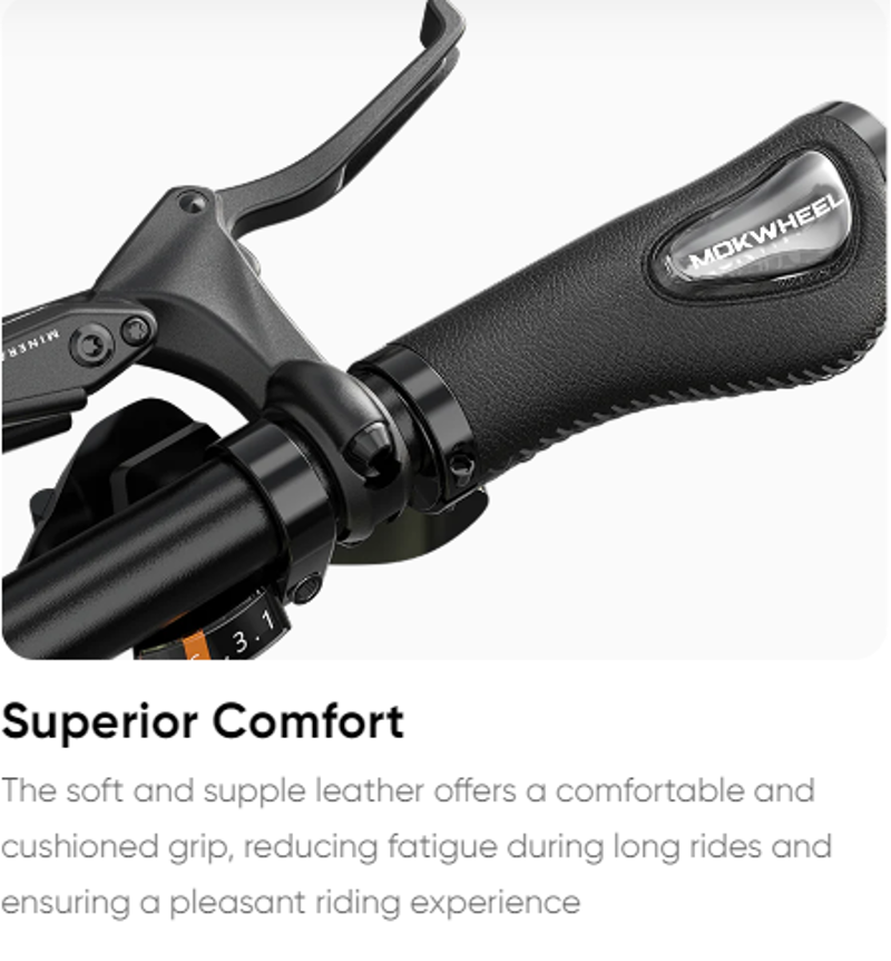 Mokwheel Obsidian 2.0 Full Suspension E-bike in Black/Red-12