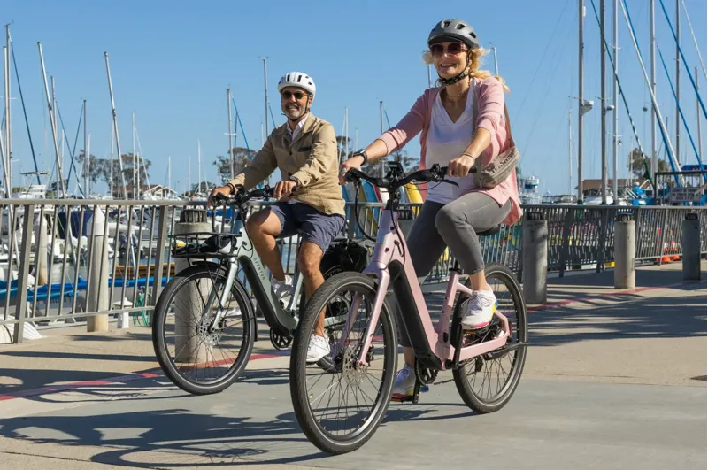 Aventon Pace 5 REC Step-Through Ebike in Sakura-6