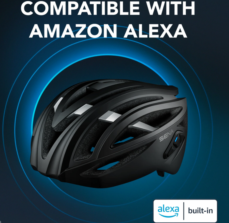 Sena R2X w/Alexa Helmet in White-5