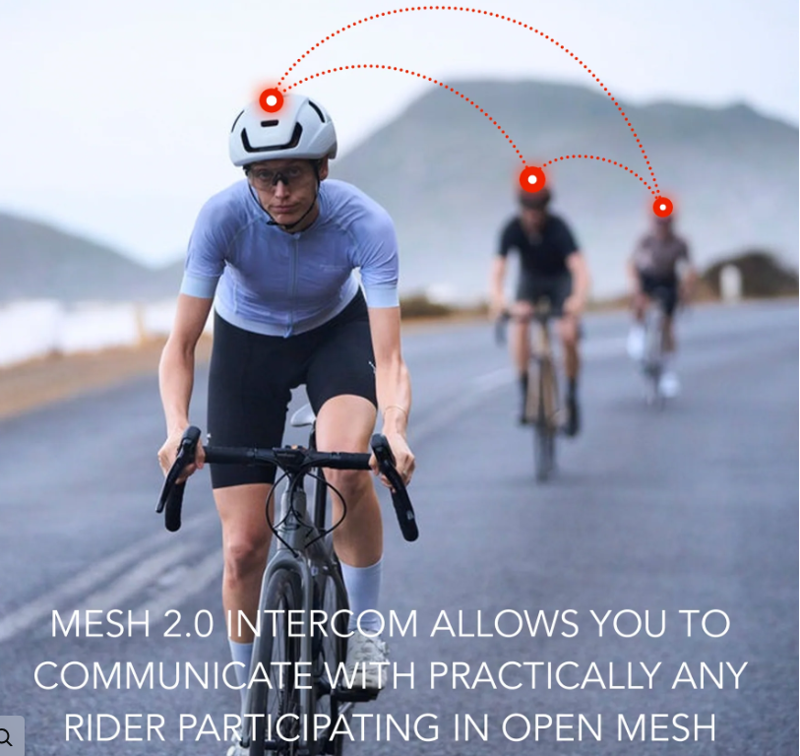 Sena S1 Road Cycling Smart Communication Helmet in Grey-4