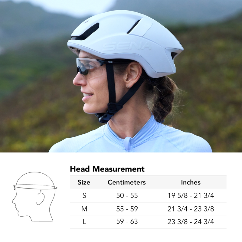 Sena S1 Road Cycling Smart Communication Helmet in White-8