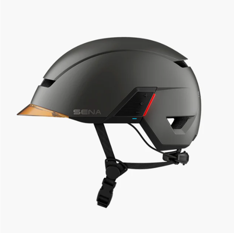 Sena U1 Smart E-Bike Helmet in Dark Gray