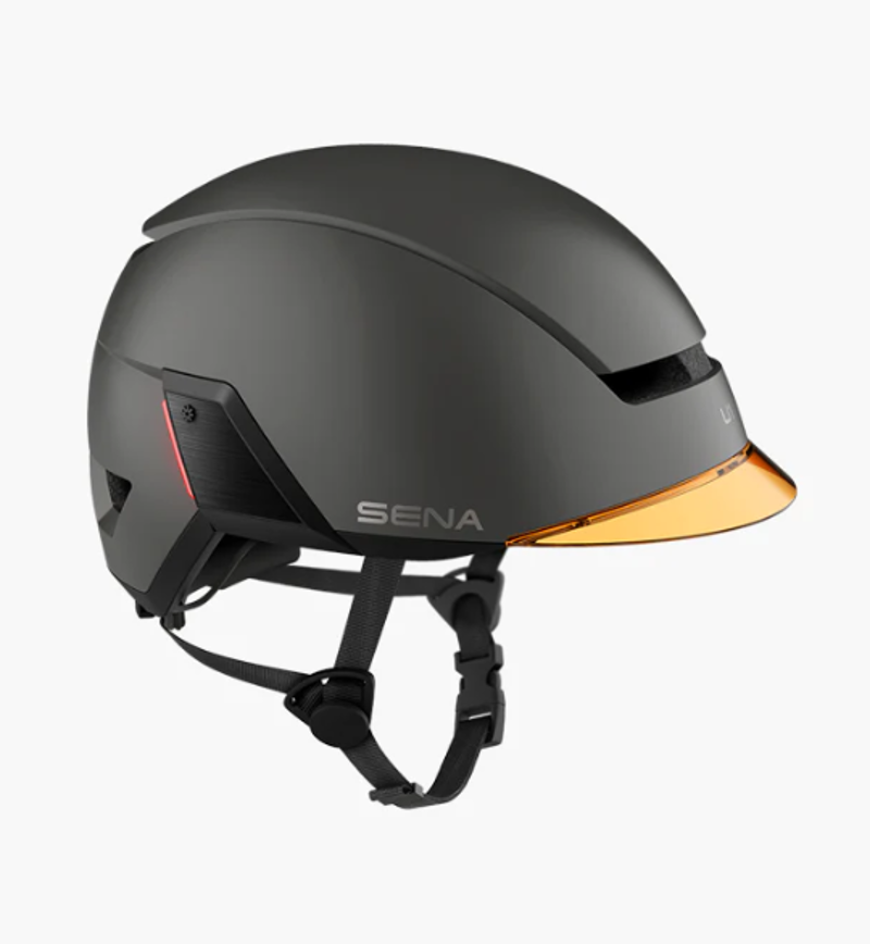 Sena U1 Smart E-Bike Helmet in Dark Gray-1