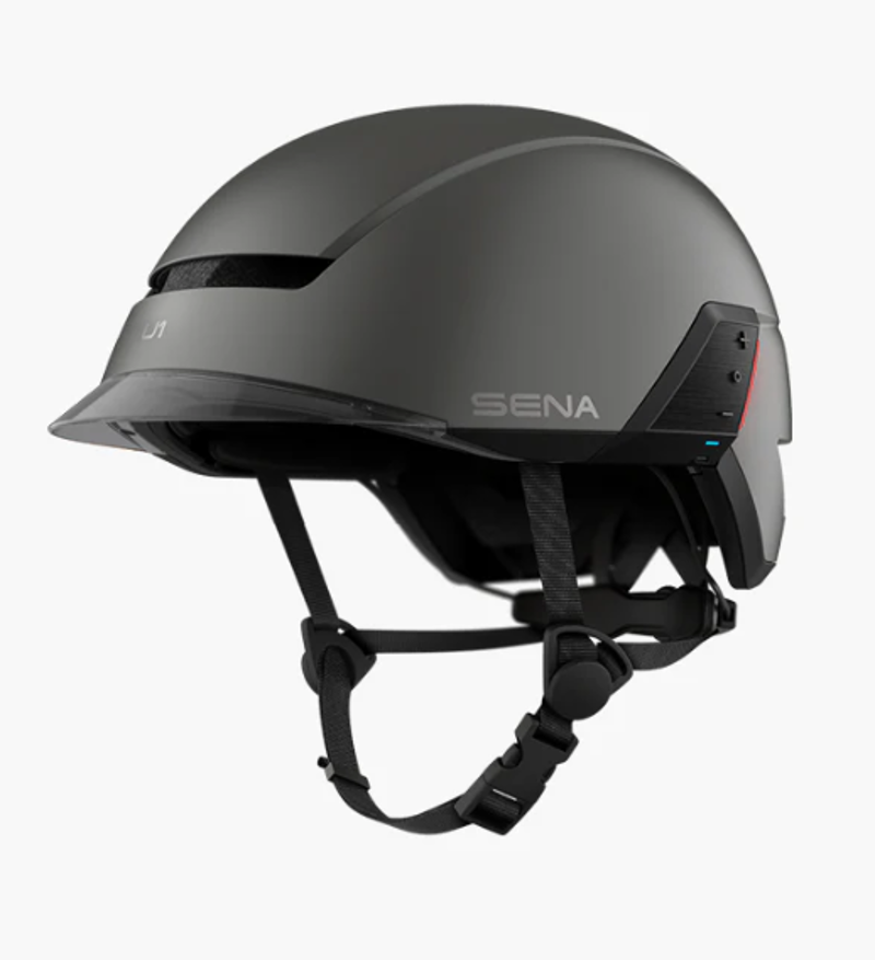 Sena U1 Smart E-Bike Helmet in Dark Gray-3