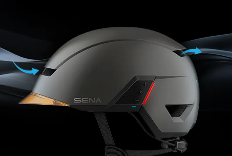 Sena U1 Smart E-Bike Helmet in Dark Gray-5