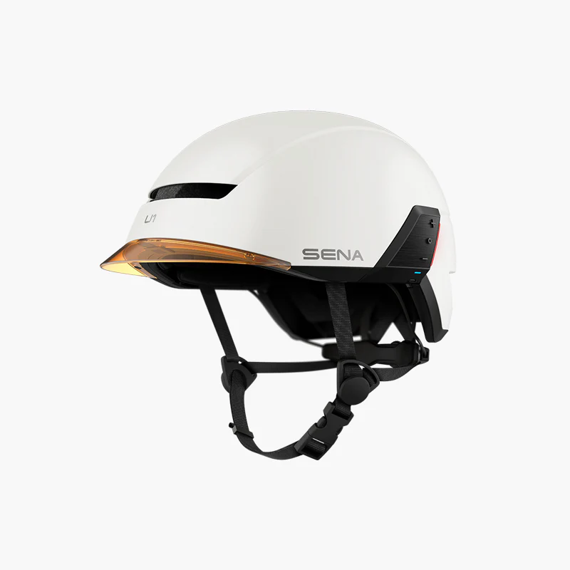 Sena U1 Smart E-Bike Helmet in White