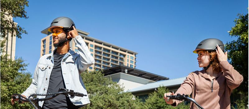 Sena U1 Smart E-Bike Helmet in White-8