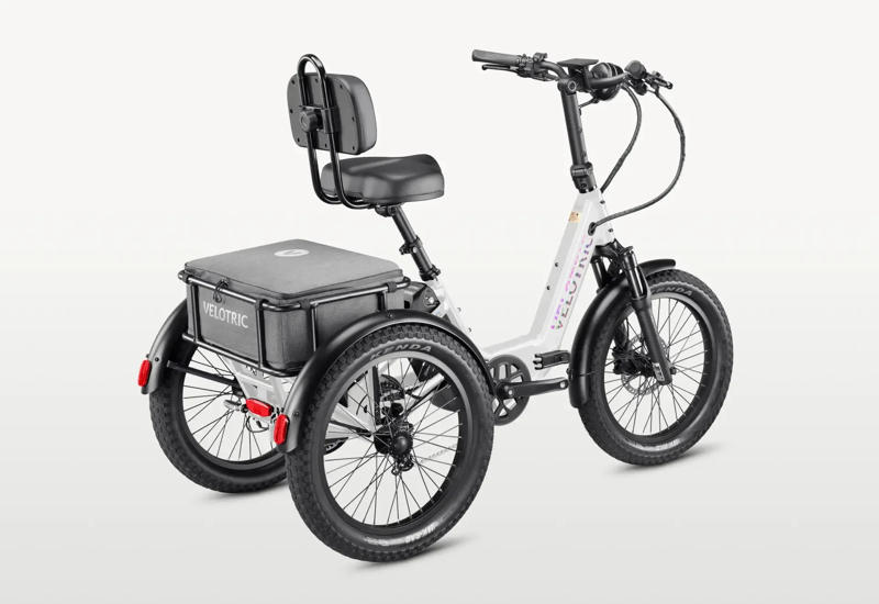 Velotric Trikes Triker Electric Tricycle in White-2