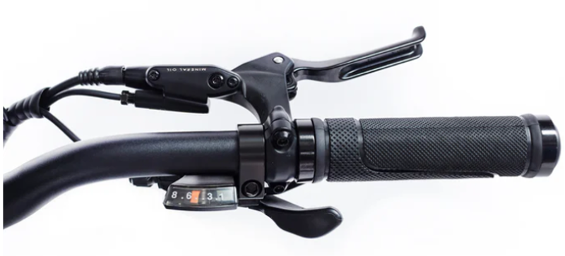 Troxus Explorer Plus Fat Tire Step-Thru E-Bike in Red-7