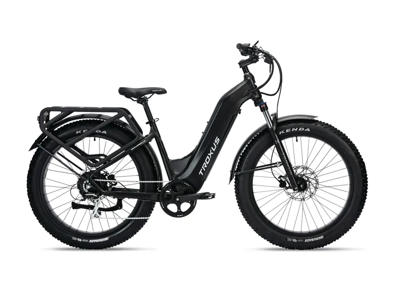 Troxus Explorer Plus Step Thru E-Bike in Black