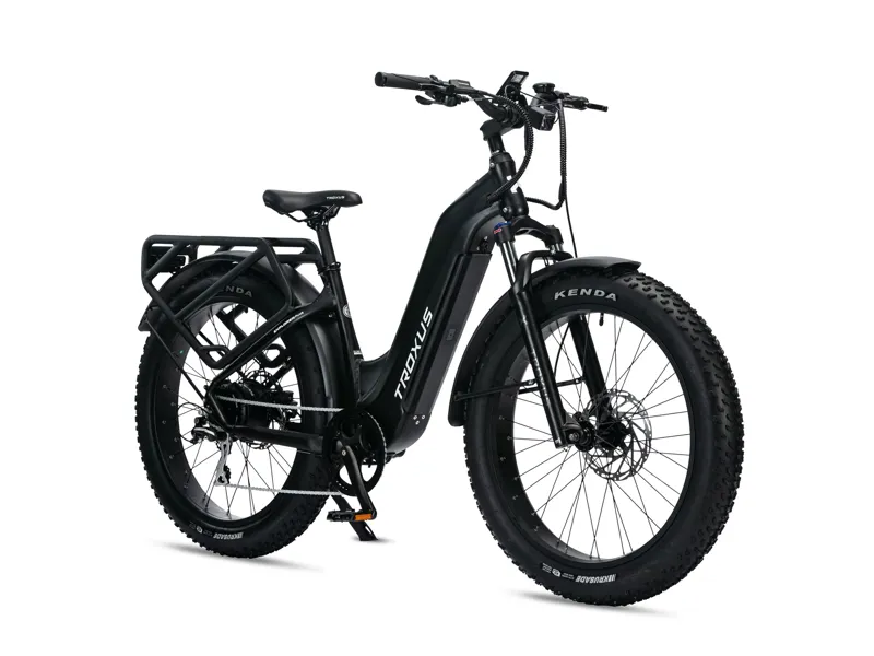 Troxus Explorer Plus Step Thru E-Bike in Black-1