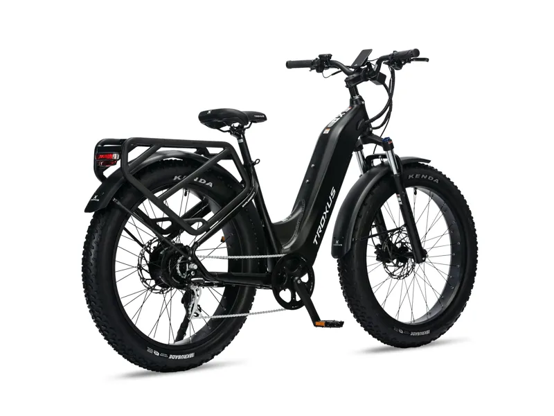 Troxus Explorer Plus Step Thru E-Bike in Black-2