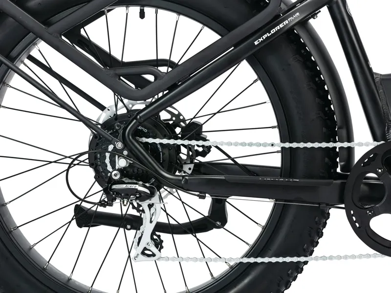 Troxus Explorer Plus Step Thru E-Bike in Black-5