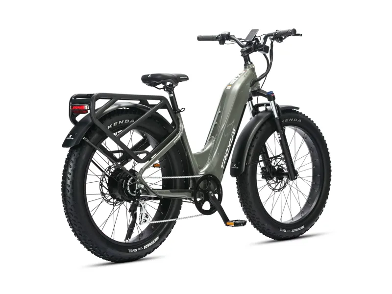 Troxus Explorer Plus Step Thru E-Bike in Deep Moss-2