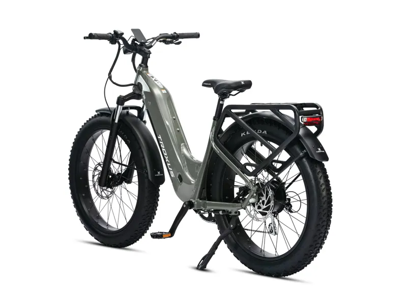 Troxus Explorer Plus Step Thru E-Bike in Deep Moss-3