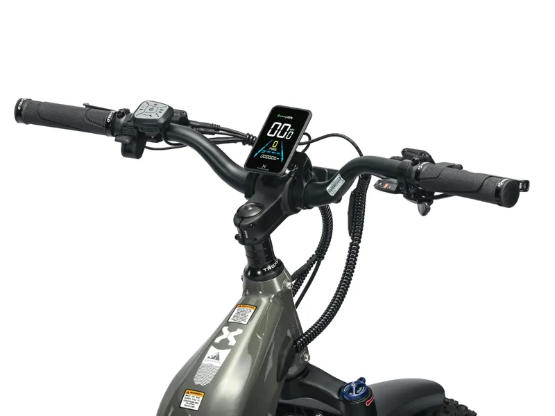 Troxus Explorer Plus Step Thru E-Bike in Deep Moss-4