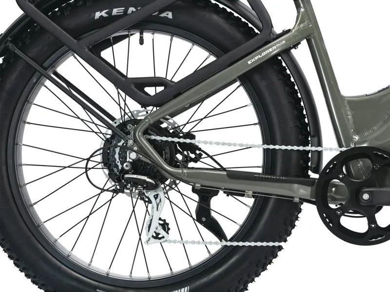 Troxus Explorer Plus Step Thru E-Bike in Deep Moss-5