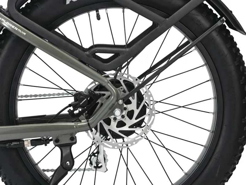 Troxus Explorer Plus Step Thru E-Bike in Deep Moss-8