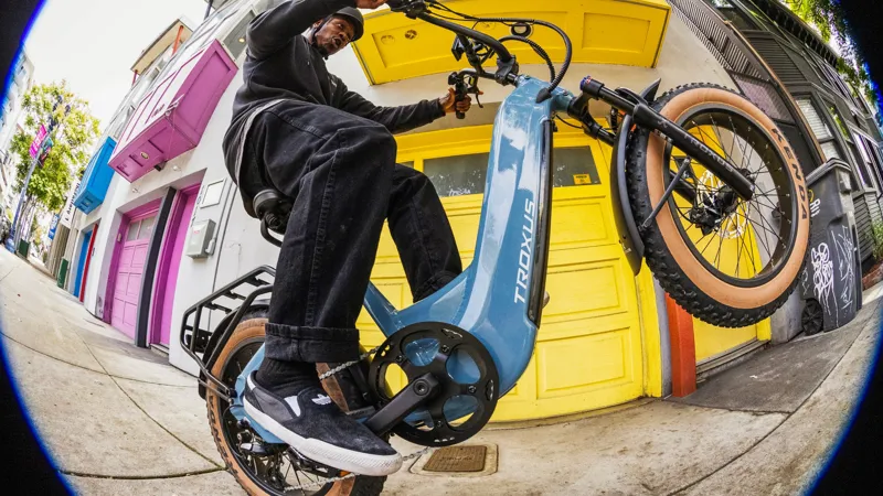 Troxus Lynx Plus E-Bike 20 inch in Cadet Blue-11