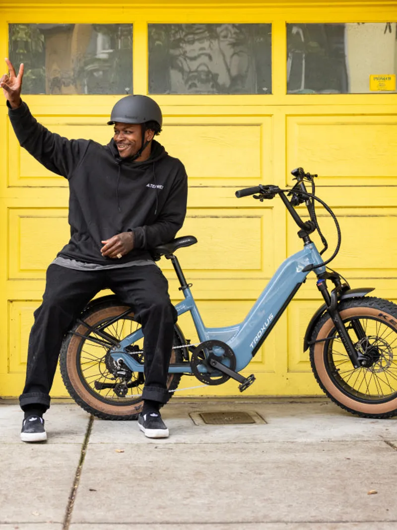 Troxus Lynx Plus E-Bike 20 inch in Cadet Blue-13