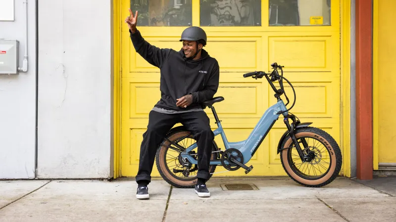 Troxus Lynx Plus E-Bike 20 inch in Cadet Blue-9