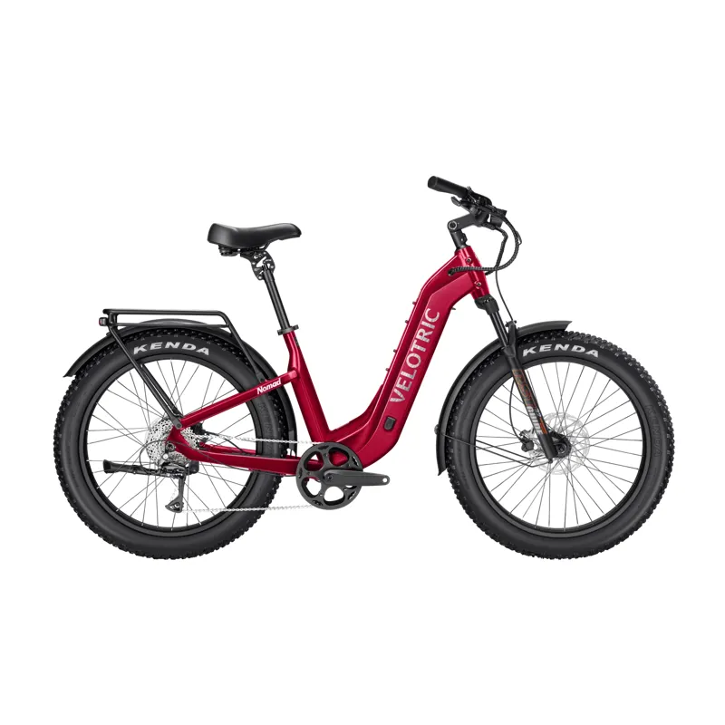 Velotric Nomad 2 Fat Tire Ebike in Cranberry-1
