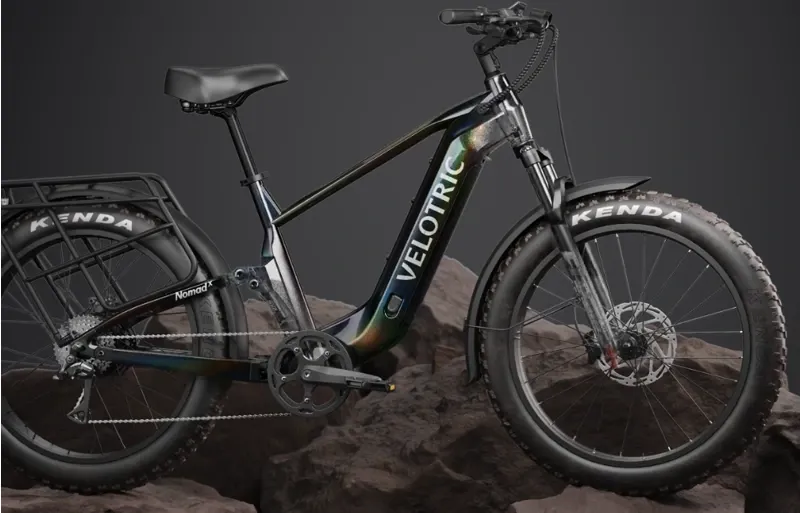 Velotric Nomad 2X Full Suspension Fat Tire Ebike in Sage-7