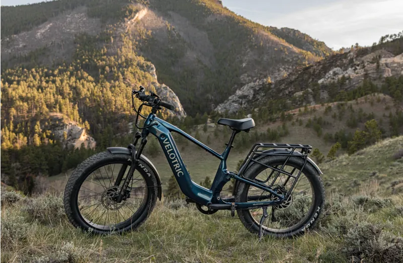 Velotric Nomad 2X Hi-Step Full Suspension Fat Tire Ebike in Blue-6