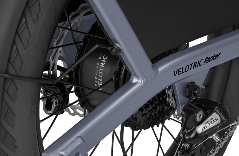 Velotric Packer 1 Cargo E-Bike in Indigo Grey-9