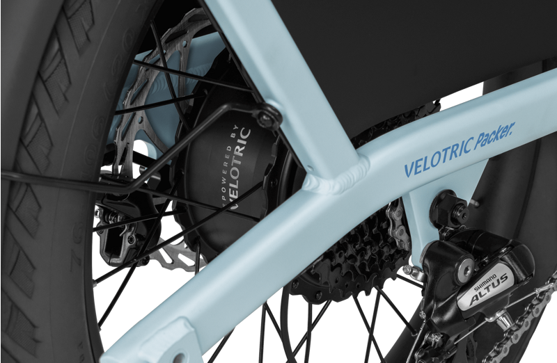 Velotric Packer 1 Cargo E-Bike in Sky Blue-10