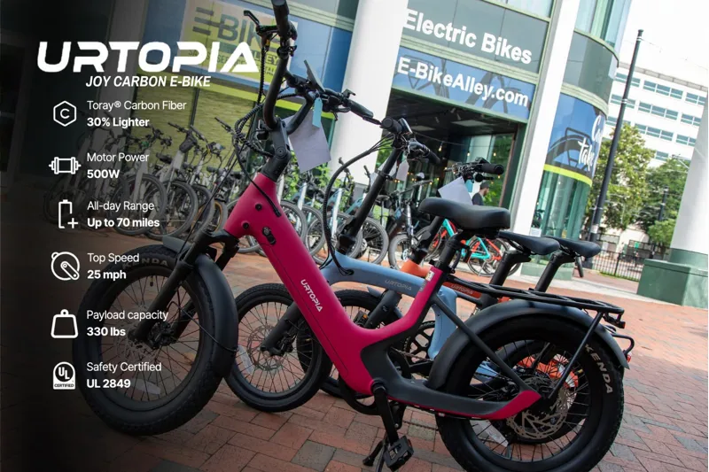 Carbon Fiber Smart Lightweight  E-Bikes