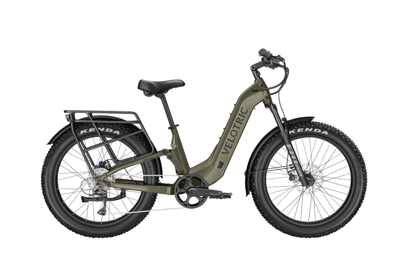 Velotric Nomad 2X Full Suspension Fat Tire Ebike in Sage